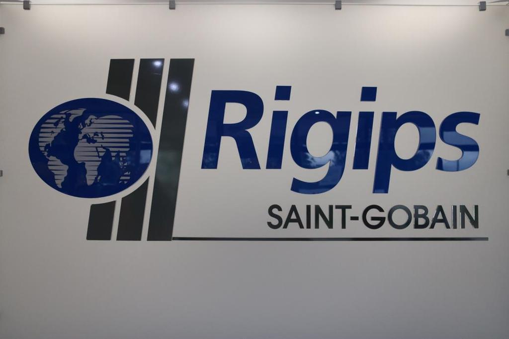 Następnie pojechaliśmy do zakładu RIGIPS produkującego płyty gipsowo kartonowe i