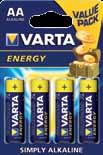 LR6 E04010200048 0,57 0,70* Bateria VARTA LR14