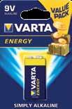 Bateria VARTA 6F22 E04010100043 * cena dotyczy 1 szt.
