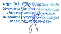 Poznań, listopad 2015 r. OŚWIADCZENIE PROJEKTANTA Informuje, że zgodnie z art. 29.1 oraz art. 29a ustawy Prawo Budowlane (tekst jednolity Dz. U. z 2013 r., poz. 1409 ze zmianami) projekt pt.