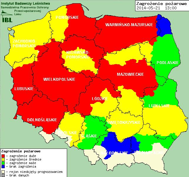 Zagrożenie pożarowe lasów Ostrzeżenie hydrologiczne i meteorologiczne Nie obowiązują OBOWIĄZUJĄCE STANY GOTOWOŚCI PRZECIWPOWODZIOWEJ Nazwa organu ogłaszającego i odwołującego Obszar obowiązywania