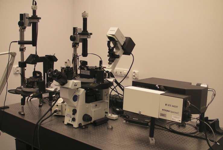 102 T. Grudniewski, Z. Lubańska, S. Czernik Rys. 3. Użyty w eksperymencie mikroskop sił atomowych NT-MDT Ntegra Spectra C Fig. 3. Used in experiments AFM microscope NT-MDT Ntegra Spectra C 2.