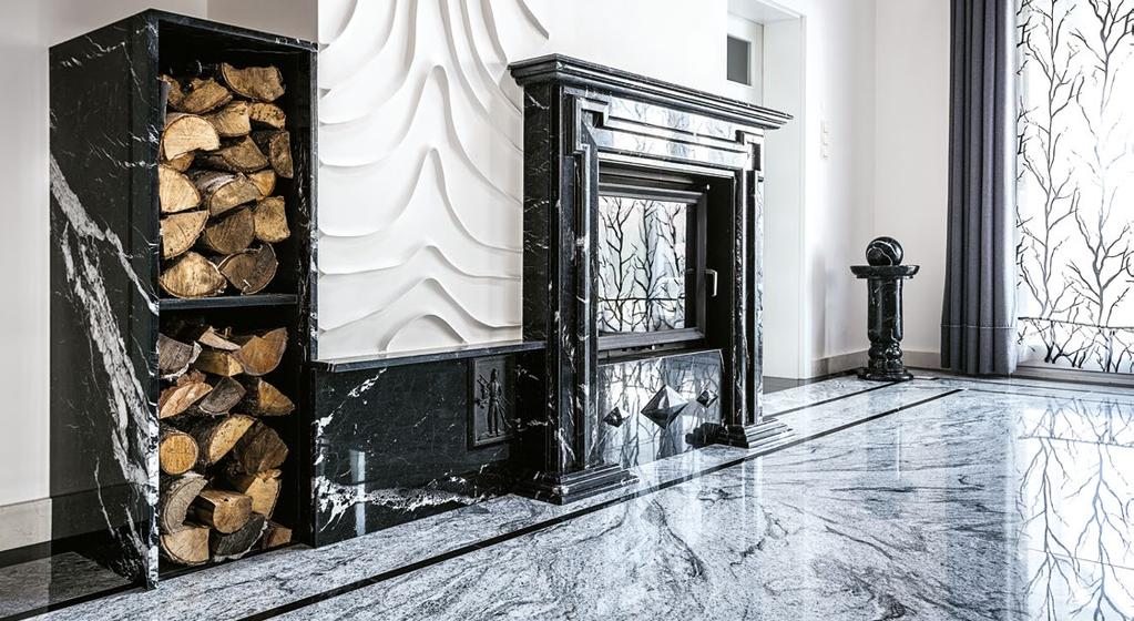 19 Viscount White, Nero Marquina.