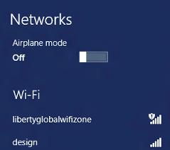 Windows 8 Krok 1: Kliknij na ikonę Wi-Fi w obszarze powiadomień w dolnej prawej części