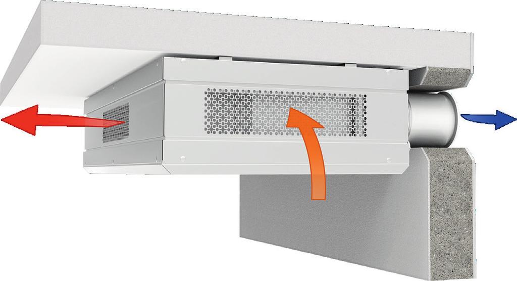 Filtracja powietrza Filtry kasetowe o klasie filtracji G4 i F8 zapewniają skuteczne oczyszczanie powietrza nawiewanego (PM2.5> 75%).
