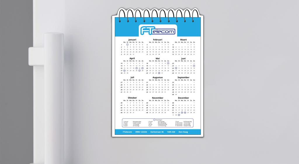 CALENDAR MAGNETS CONTOUR A5, A4 od 100