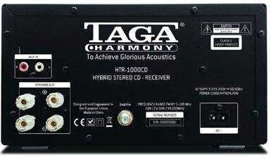 wyjściowa: 2 x 75W RMS @ 4 Ω, klasa A/B Lampy: 2 x 12AX7B Obsługiwane formaty: CD-Audio,