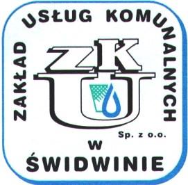 Zakład Usług Komunalnych Sp. z o. o. 78 300 Świdwin, ul. Armii Krajowej 21 NIP: 672 17 59 965, Regon: 331031889, Sąd Rejonowy w Koszalinie KRS nr: 0000085020; kapitał spółki 11.470.