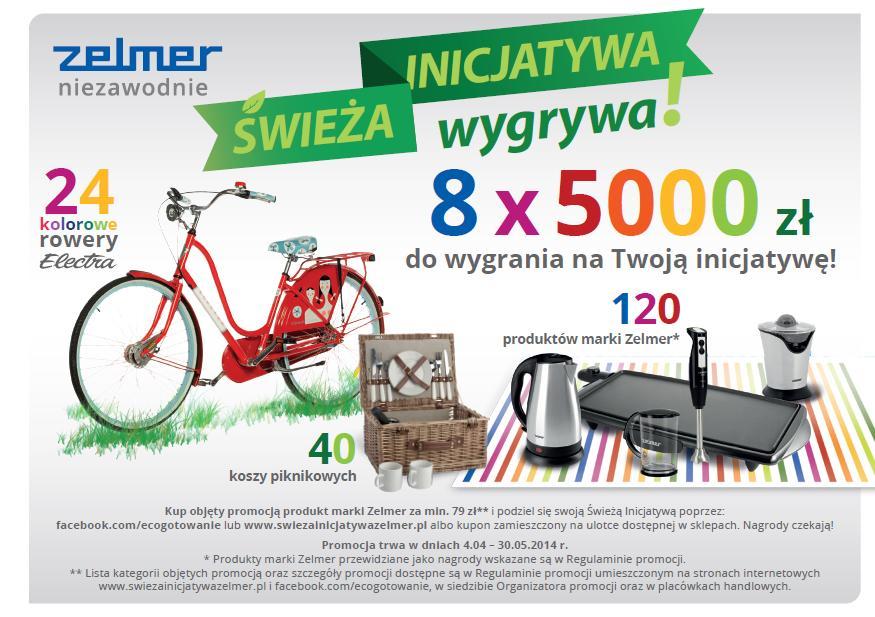 Promocja konsumencka wsparcie w mediach Prasa: - kwiecień/ maj, layout ½ strony: pisma kobiece, o gotowaniu, lifestylowe Wysokie Obcasy, Gala, Viva, Przyjaciółka, Pani Domu, Claudia, Olivia, Poradnik