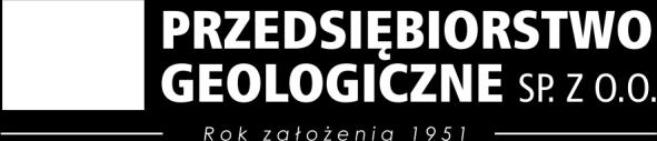 podpis Niniejszy dokument zawiera chronione prawem autorskim utwory spółki Przedsiębiorstwo Geologiczne Sp. z o.o. z siedzibą w Kielcach oraz inną własność intelektualną tej spółki.