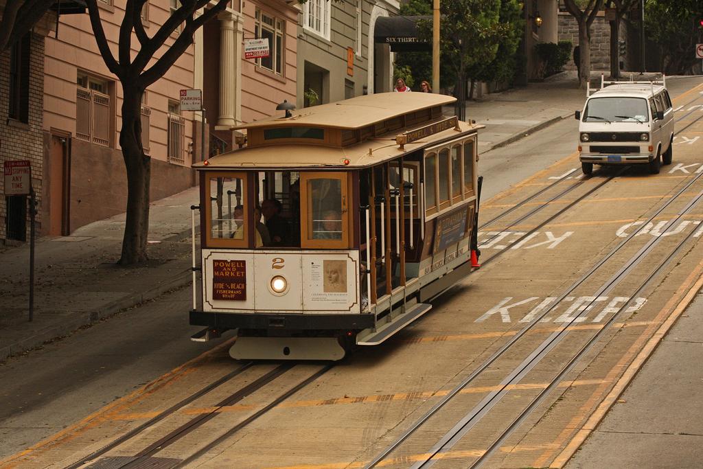 SAN FRANCISCO tramwaje linowe pochylenie 21,3 % (ul.