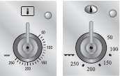 Pokrętło termostatu piekarnika SłuŜy do wyboru temperatury pieczenia w wyniku obracania pokrętła w kierunku