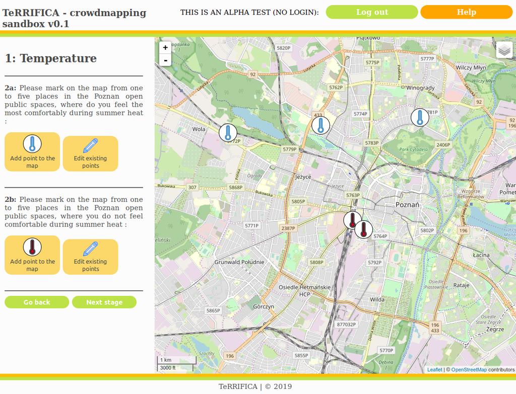 TeRRIFICA: Territorial RRI Fostering Innovative Climate Action Crowdmapping Crowdmapping jest rodzajem crowdsourcingu, dzięki któremu agregacja danych generowanych przez tłum jest łączona z danymi