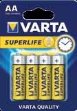 Superlife blister E04010100038 Bateria VARTA R6