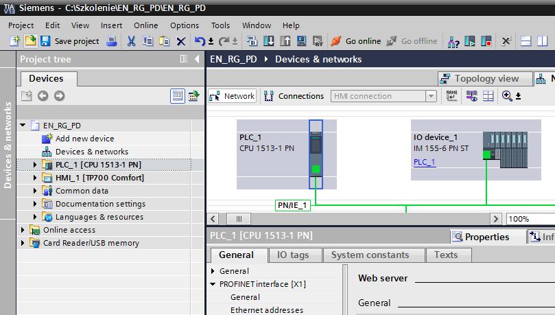 Szkolenie Programowanie SIMATIC S7-1500, częśd 1 Kod kursu: EN-S7-1500A Czas trwania: 5 dni/35h Uczestnik szkolenia zdobywa wiedzę z zakresu budowy, konfiguracji, programowania i diagnostyki