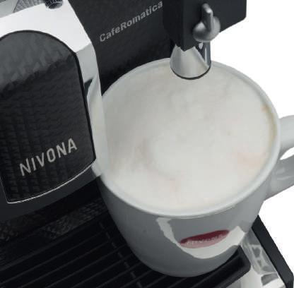 idealną piankę do cappuccino dzięki funkcji Easy-SPUMATORE.