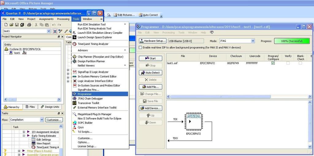 Programowanie FPGA Tools/Programmer ;