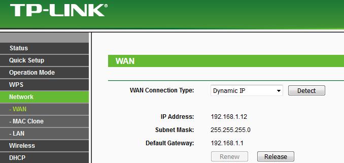 Następnie wybieramy z menu opcję Wireless Wireless