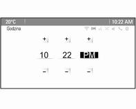 Wskaźniki i przyrządy 113 Uwaga W przypadku włączenia Synchronizacja zegara RDS godzina i dana zostają automatycznie ustawione przez system.