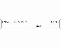 Wskaźniki i przyrządy 135 Graficzny wyświetlacz informacyjny Kolorowy wyświetlacz informacyjny W zależności od wersji systemu audio-nawigacyjnego graficzny wyświetlacz informacyjny (Graphic-