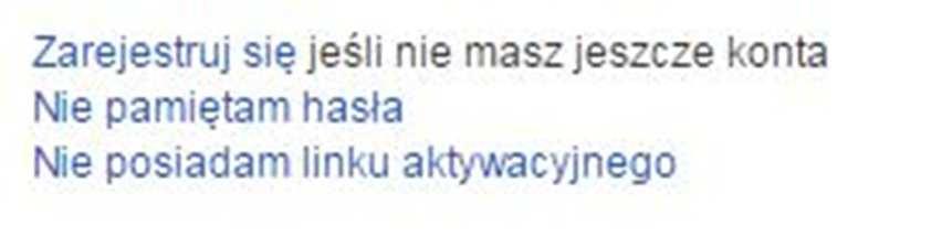 Uwaga! Adres e-mail należy podać taki sam, jak przy rejestracji konta.