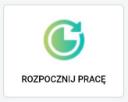 Aby rozpocząć pracę należy wcisnąć zielony przycisk Rozpocznij pracę.