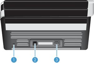 Numer Pozycja Nazwa Opis 1 Narzędzia Otwiera HP Scanner Tools Utility, gdzie można wykonać następujące czynności: skonfigurować listę profili panelu przedniego utworzyć profile skanowania, które