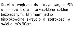 Zakres robót : 1. Wykucie z muru ościeżnic o pow. do 2m 2 szt. 2 2.