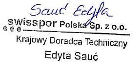 8. Opis i warunki stosowania wyrobu: Warstwowe płyty BITERM ROLLBAHN EPS 150 PARKING typ EPS 150 z rdzeniem ze styropianu EPS EN 13163- T2-L3-W3-Sb5-P10-BS200-CS(10)150-DS(N)5-DS(70,-)2-DLT(1)5-TR100