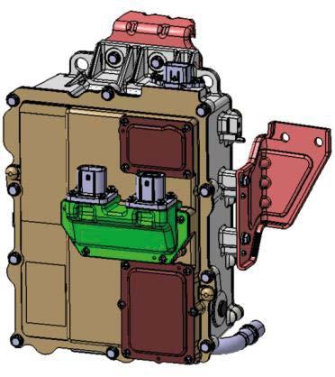 Główne układy pojazdu IONIQ Plug-in Hybrid 12 Ładowarka pokładowa (OBC) Ładowarka pokładowa (OBC) przekształca prąd przemienny z zewnętrznego źródła zasilania na prąd stały i ładuje akumulator