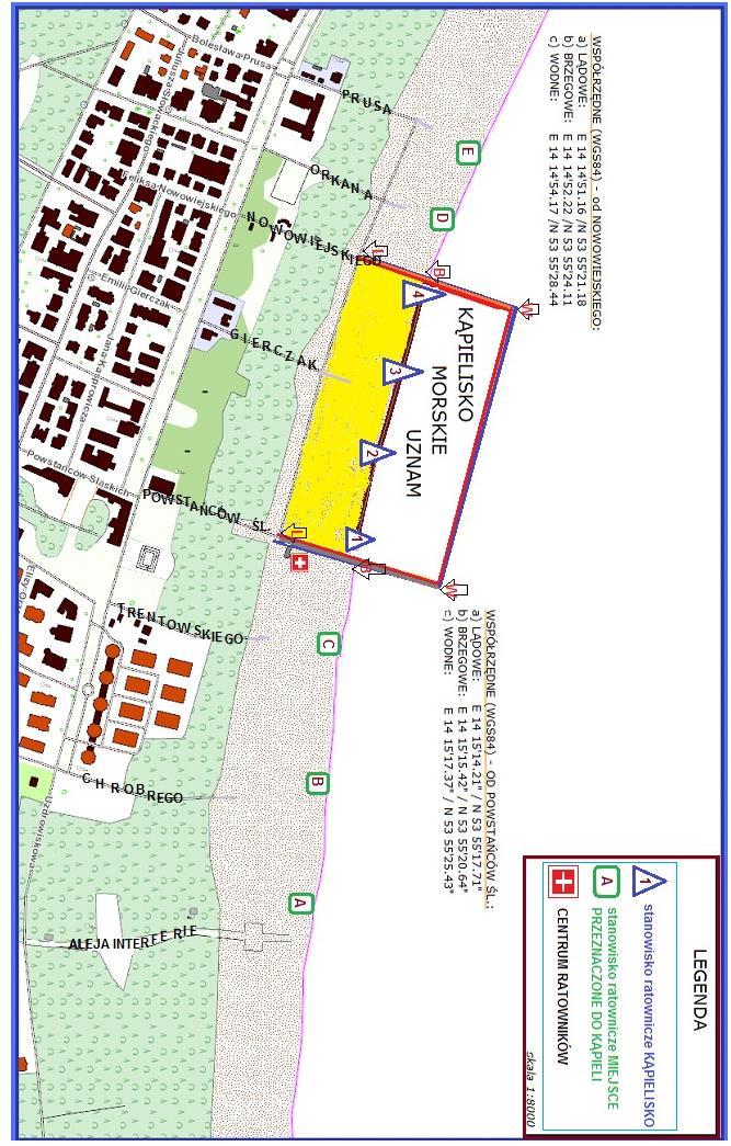 zał. nr 1 mapa Kąpieliska