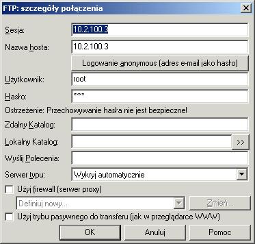 2.5 SZCZGÓŁY POŁĄCZNIA Z urządzeniem można połączyć się stosując połączenie ppp poprzez interfejs S-232 (o ile urządzenia takowy posiada), lub poprzez interfejs thernetowy (domyślny adres IP