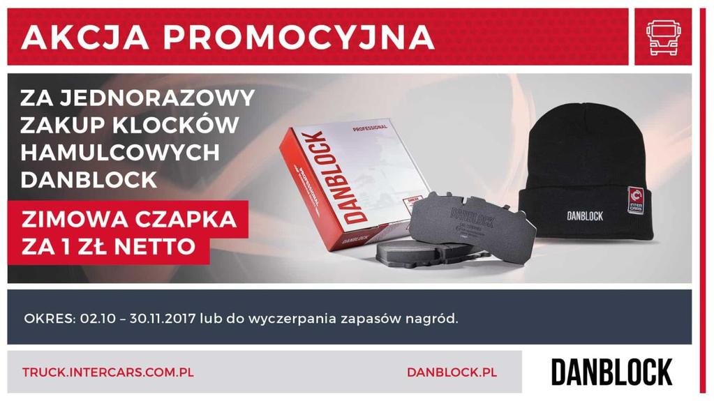 DANBLOCK Za jednorazowy zakup klocków hamulcowych DANBLOCK,