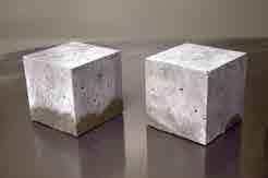TECHNOLOGIA BETONU Własności stwardniałego betonu badanie mrozoodporności betonu F200 PN-88/B-06250 Wyniki badań wytrzymałość na ściskanie Oznaczenie próbki Próbki kontrolne (R 1 ) [MPa]