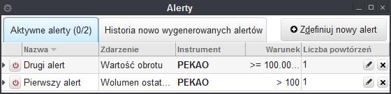 3. ZAWARTOŚĆ OKNA Zawartość okna alertów składa się z następujących obszarów (Rys. 158.).