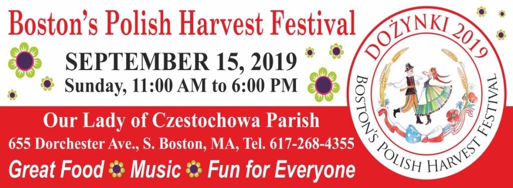 The Parish Harvest Festival will take place on September 15.