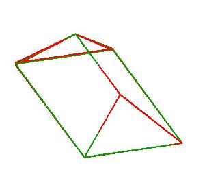 Oprogramowanie wykorzystywane podczas realizacji projektu Dobry rezultat. Czerwony kolor oznacza krawędzie wygenerowane automatycznie, kolor zielony po edycji manualnej.