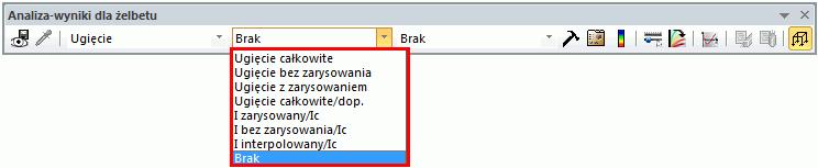 Ugięcie z zarysowaniem => ugięcie obliczone ze sztywnością elementu po zarysowaniu. Ugięcie całkowite/dop.