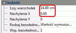 Wymiarowanie elementów powierzchniowych o zmiennej grubości Podczas projektowania elementów betonowych o zmiennej