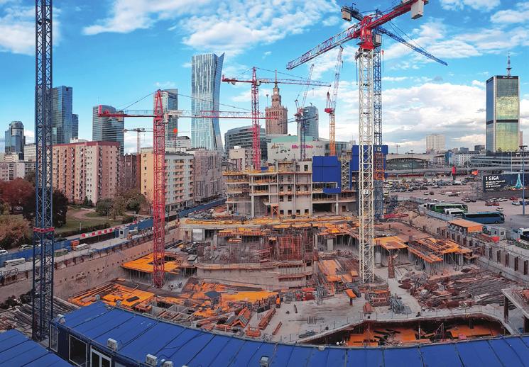 fot. Radosław Cichocki edukacja 1 WYJAZD TECHNICZNY Na budowie Varso Tower RADOSŁAW CICHOCKI W centrum Warszawy powstaje najwyższy budynek w Unii Europejskiej.