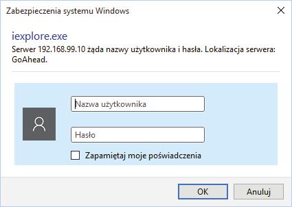 W celu zalogowania się do firmware u kamery, w narzędziu wyszukiwania należy kliknąć dwukrotnie na adres IP.