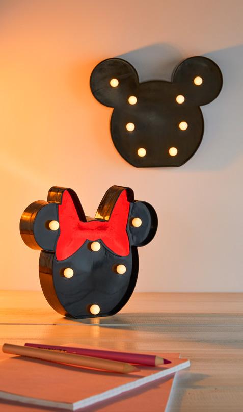 Disney 1 Szkatułka z dwiema szufladkami, z nadrukiem Mickey Mouse lub Minnie