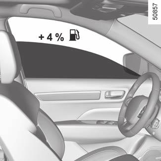 Rady dotyczące jazdy, eco jazda (5/5) Opony Niedostateczne ciśnienie w oponach może spowodować wzrost zużycia paliwa.
