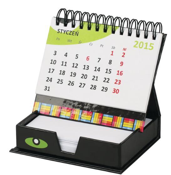 1 Kalendarz biurkowy z zestawem karteczek OPIS projekt autorski z użyciem np.