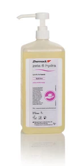 Zeta 6 Hydra ręce Łagodny środek do mycia rąk przeznaczony do skóry delikatnej.
