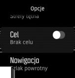 Jeśli wybrany tryb sportowy oferuje opcję wartości docelowych, można je dostosować przed rozpoczęciem rejestrowania, naciskając prawy dolny przycisk. Aby ćwiczyć z ogólną wartością docelową: 1.