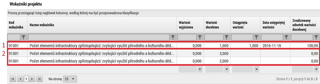 Zakładka: Poszczególne RZR/ Raporty cząstkowe Tu znajduje się przegląd raportów cząstkowych za wszystkich partnerów, które są generowane automatycznie.