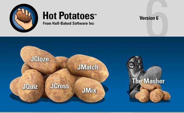 Hot Potatoes co to? Pakiet aplikacji, pozwalających tworzyć interaktywne ćwiczenia, które można uruchomić za pomocą przeglądarki internetowej.
