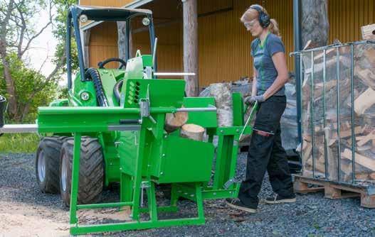 Leśnictwo Piła tarczowa z łuparką do drewna Jest to proste narzędzie, którym można łatwo przygotować drewno opałowe dla własnych