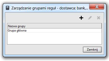 reguły banku, transis reguły transis), po jego wybraniu prezentowany jest ekran (zob.